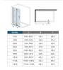 AICA Walk in Dusche 70x185cm 6mm NANO ESG-Glas für Produktbild-Vorschau 6
