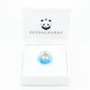 PANDACHARMS Türkise Luftblasen Glas Charm, 925er Sterling Produktbild-Vorschau 2