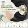 A close-up of a light socket with text and images of different E14 light bulbs. Voir les images du produit