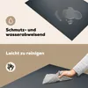 KitchenYeah© Herdabdeckplatte Metallic-Druck - Grau - Produktbild-Vorschau 2