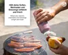 50x Quetschflaschen, Ketchupflaschen 500 ml mit weißem Produktbild-Vorschau 2