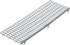 A 3D rendering of a gray metal grate. Produktbild-Vorschau