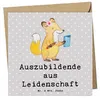 Mr. & Mrs. Panda Grußkarte Auszubildende Leidenschaft - Produktbild-Vorschau 1