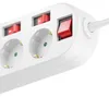 deleyCON 4-Fach Steckdosenleiste mit Flachstecker - EIN/AUS Produktbild-Vorschau 6