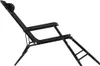 VidaXL 44343, Lounge, Polyester, Schwarz, 120 kg, 610 mm, Produktbild-Vorschau 4
