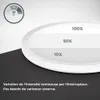 Plafonnier LED ultra-plat Ø29cm 18W 2400lm, dimmable 3 Voir les images du produit 3