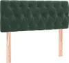 Čelo postele tmavě zelené 100x7x78/88 cm samet Náhled obrázku produktu 1
