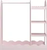 Kindergarderobe 'Vestnes' mit Spiegel und Seitenregal 100 x Produktbild-Vorschau 6
