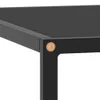 vidaXL Couchtisch Schwarz mit Schwarzem Glas 60x60x35 cm Produktbild-Vorschau 3