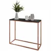 Furneo | Konsolentisch II - 80 cm - Schwarz matt / Kupfer - Produktbild-Vorschau 1