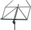 A black music stand is shown against a white background. Voir les images du produit