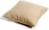 A single beige cushion is shown on a white background. Voir les images du produit