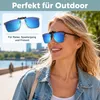 2er Set Clip-on Sonnenbrillen für Brille, 180° Flip Up Produktbild-Vorschau 6