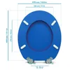 Sanfino® Premium WC Sitz "Deep Blue" hochwertiger Produktbild-Vorschau 5