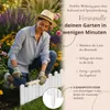 Floranica Grabumrandung Holz 100 x 40 cm, Weiß – gewellte Produktbild-Vorschau 5