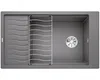 Blanco Elon XL 8 - Silgranitspüle, 860x500 mm, Felsgrau Produktbild-Vorschau 1