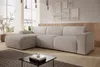 AX LIVING Canapé en L Didim mini taupe, largeur 310 cm, Voir les images du produit 1
