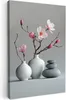 MuchoWow® - Leinwandbilder - Magnolie - Blumen - Rosa - Produktbild-Vorschau 1