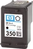 A close-up studio shot of an HP black ink cartridge. Anteprima dell’immagine prodotto