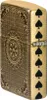 Accendino Zippo Ace of Skulls Design 540 in ottone Anteprima dell’immagine prodotto 6