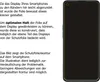 Illustration of a smartphone with a protective film outline, accompanied by explanatory text. Produktbild-Vorschau