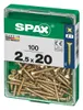 Spax Universalschrauben 2.5 x 20 mm PZ 1 - 100 Stk. Produktbild-Vorschau 5