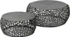 Hoyz - Couchtisch Maze - Schwarz/Graues Metall - 2er-Set - Produktbild-Vorschau 3