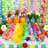 Hawaiianische Leis, bunte Kunstblumen-Halskette, Leis, Produktbild-Vorschau 8
