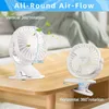 Mini Clip Tisch Ventilator Lüfter Tischventilator leise Produktbild-Vorschau 6