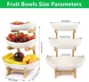Obst Etagere mit 3 Etagen, Platzsparendes Obstkorb Etagere Produktbild-Vorschau 2