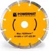 A close-up studio shot of a yellow circular saw blade with black text and markings. Produktbild-Vorschau