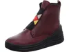 Gemini Damen Stiefelette Leder Textur mehrfarbig Plateau Produktbild-Vorschau 2