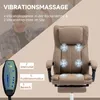Vinsetto Bürostuhl mit Massagefunktion, Schreibtischstuhl Produktbild-Vorschau 4