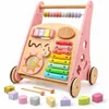 Passeggino in legno - Passeggino per bambini | 38 x 32 x 46 Anteprima dell’immagine prodotto 1