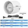 Kanal Rohrventilator, Inline-Abluftventilator 100 mm,130 Produktbild-Vorschau 2