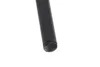 A close-up view of the bottom of a black chair leg with a black protective cap. Produktbild-Vorschau