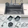 Wasserfall Küchenspüle - Spüle Mit Einem Becken - Großes Produktbild-Vorschau 2