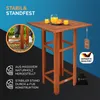 CASARIA® Barový stôl so stoličkou set vonkajší vnútorný Náhľad obrázku produktu 4