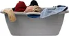 Wäschewanne groß XL, Wäschekorb 2er Set, geschlossen Produktbild-Vorschau 4