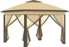 Outsunny Pavillon 3,3x3,3m, wasserabweisend Winterfest Produktbild-Vorschau 1