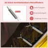 COSTWAY Ø223cm zahradní trampolína s bezpečnostní sítí, Náhled obrázku produktu 6