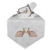 Clayre & Eef Tischläufer 50x160 cm Weiß Braun Baumwolle Produktbild-Vorschau 3