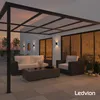 Ledvion 8er Set LED Wandlampe IP54 35W GU10 schwarz dimmbar Produktbild-Vorschau 2