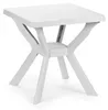 Gartentisch Reno Eckig Weiß 70x70x72cm Produktbild-Vorschau