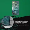 Leinwand Wanduhr Wandkunst Uhr 30x60 Gemälde Meerjungfrauen Produktbild-Vorschau 5