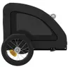 vidaXL Príves na bicykel Dogs Black Oxford Fabric and Iron Náhľad obrázku produktu 2