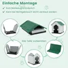 COSTWAY Hundehütte Outdoor, wetterfestes Hundehaus mit Produktbild-Vorschau 4