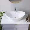AQUABATOS Aufsatzwaschbecken Waschbecken Keramik Waschtisch Produktbild-Vorschau 2