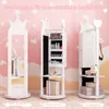 DREAMADE 3-in-1 Kinder-Schmuckschrank, 360° drehbarer Produktbild-Vorschau 5