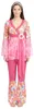 Costume da donna Hippie anni '60 color rosa - M/L Anteprima dell’immagine prodotto 5